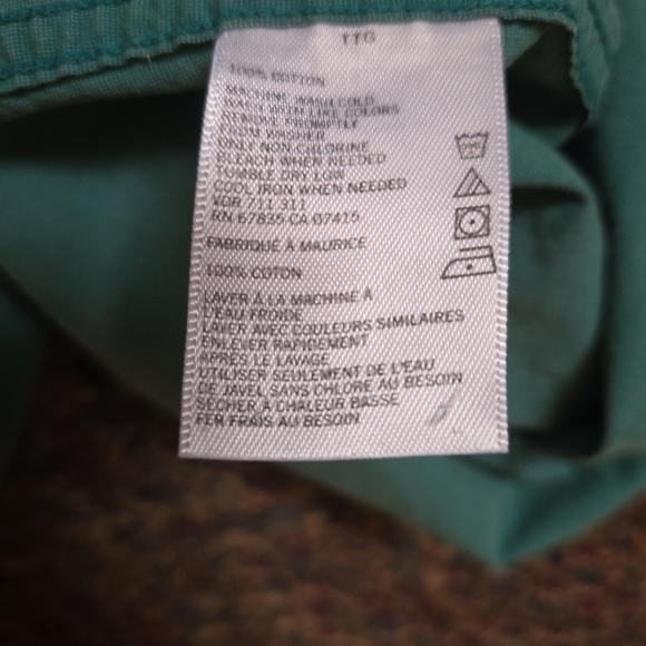 Men’s Nautica Green  Cotton Button Down Shirt XXL - Picture 9 of 9